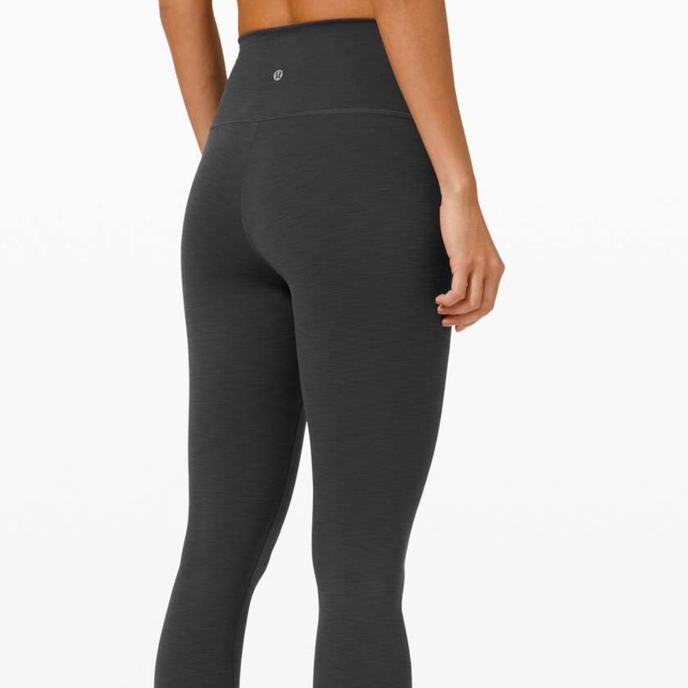 lululemon wunder train high rise tight - heathered graphite grey - sz8 - 25” NWT